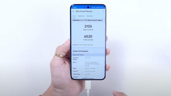 Điểm hiệu năng Geekbench 6 trên Xiaomi 14 Pro