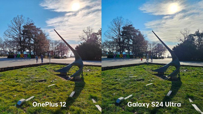 So sánh ảnh chụp đủ sáng trên OnePlus 12 và Galaxy S24 Ultra