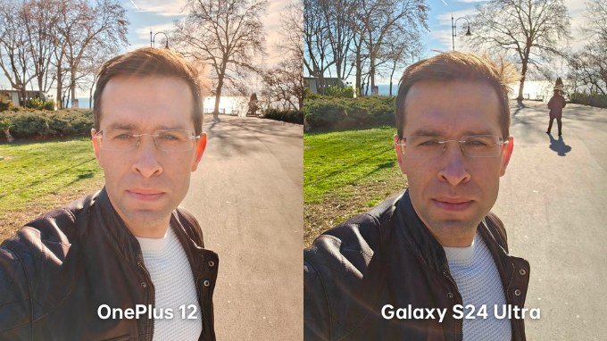 So sánh ảnh selfie trên OnePlus 12 và Galaxy S24 Ultra