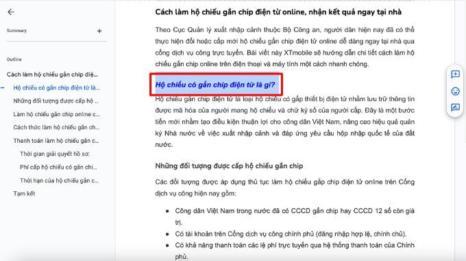 Bước 1 thay đổi định dạng tiêu đề trên Google Docs