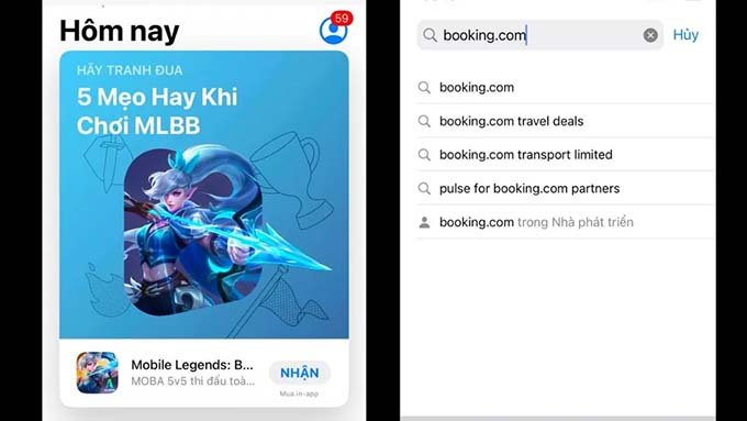 Hướng dẫn cách tải app đặt phòng khách sạn booking miễn phí trên iOS
