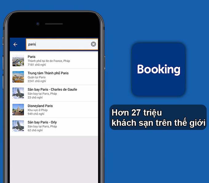 Hỗ trợ tìm kiếm đa dạng với hơn 27 triệu khách sạn