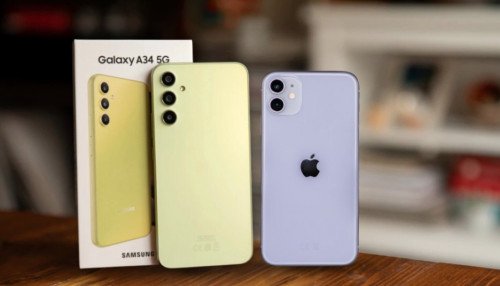 Trong tầm giá 5 triệu, mua iPhone 11 64GB cũ hay Galaxy A34 5G mới?
