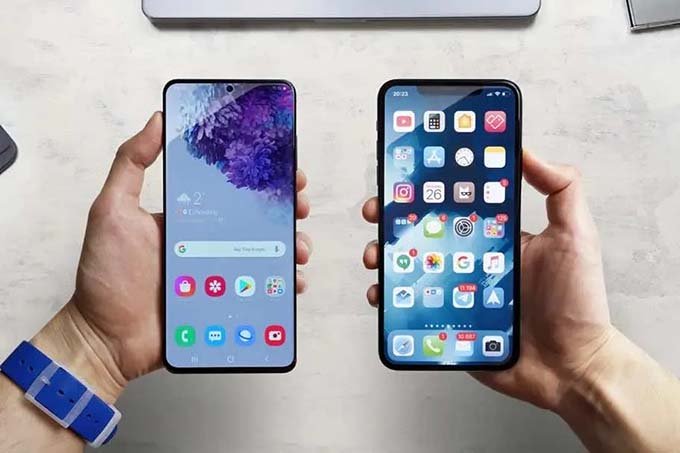 So sánh màn hình Galaxy S24 Plus và iPhone 14