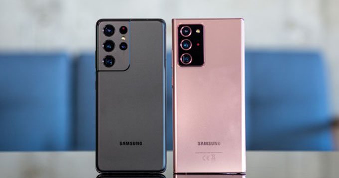 So sánh thiết kế Galaxy Note 20 Ultra cũ và Galaxy S21 Ultra cũ