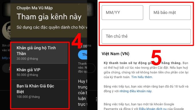 Hướng dẫn cách đăng ký hội viên Youtube trên thiết bị iOS