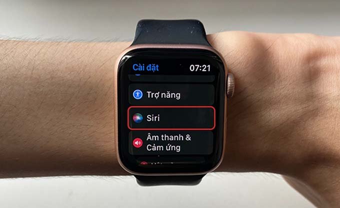 Cách bật & kích hoạt Siri trên Apple Watch