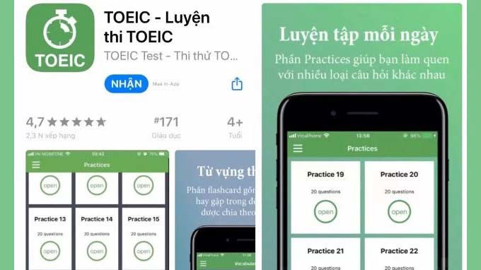 app Luyện Thi Toeic