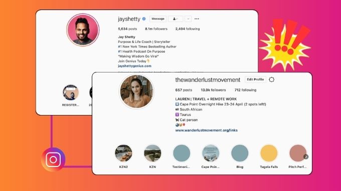Tại sao bio trên Instagram lại quan trọng?