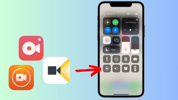 cách quay màn hình iPhone bằng ứng dụng bên thứ 3