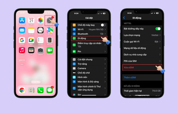 Các bước xoá eSIM trên iPhone đơn giản, nhanh chóng