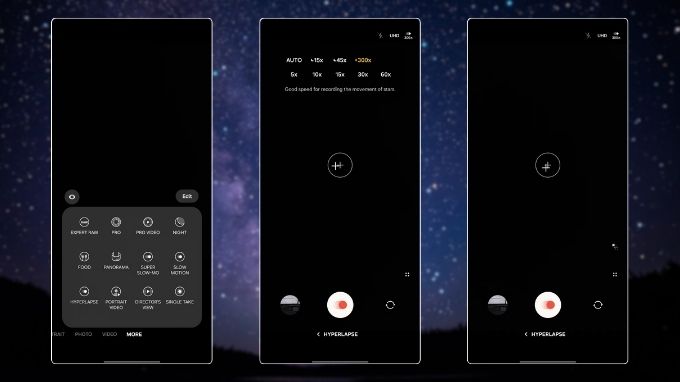 chụp chế độ HYPERLAPSE trên điện thoại Samsung Galaxy