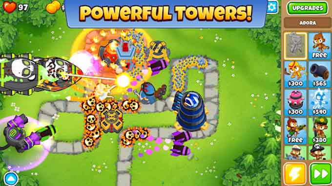 game offline Bloons TD 6