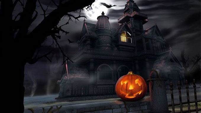 hình nền Halloween phong cách kinh dị