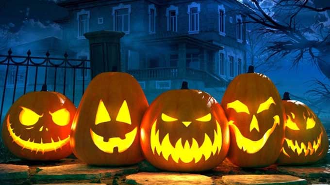 hình nền Halloween phong cách kinh dị