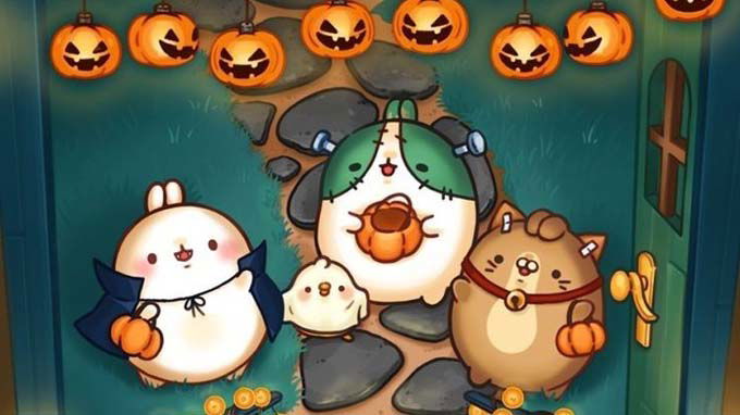 hình nền Halloween hoạt hình