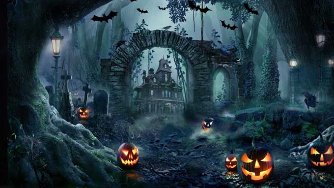 hình nền Halloween kinh dị