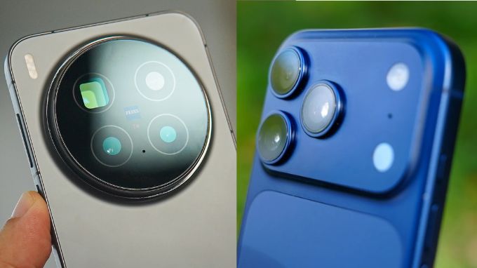 camera của iPhone 17 Pro và Vivo X300 Pro