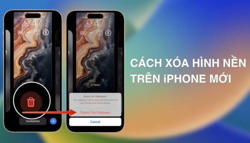 Cách xoá hình nền iPhone đơn giản, nhanh chóng