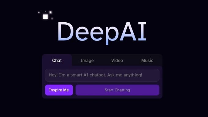 dụng tạo ảnh bằng AI online deep ai
