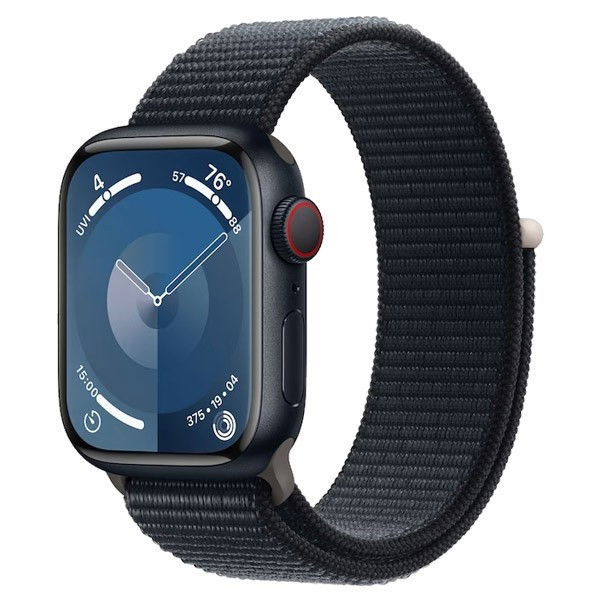 Apple Watch Series 9 45mm (LTE) Viền nhôm dây vải - Quốc Tế