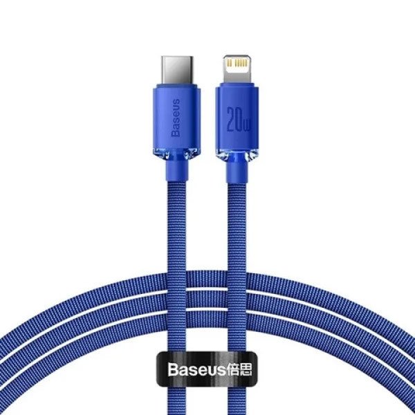 Cáp sạc Baseus CW-FXP Crystal Shine USB-C to Lightning 1.2m
