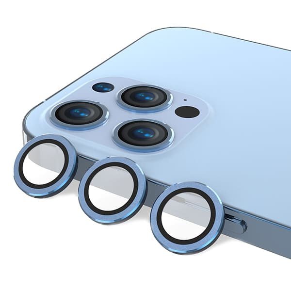 Kính cường lực chống va đập camera MiPow Alumium iPhone 13 Pro/13 Pro Max
