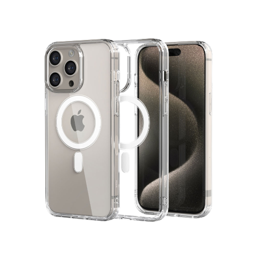Ốp lưng Magsafe Mipow Transparent Case cho iPhone 15 Pro Max