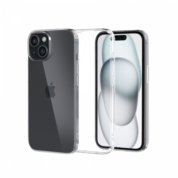 Ốp lưng dẻo trong suốt Mipow Soft Transparnet Case iPhone 15 Plus