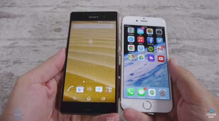 So sánh Sony Xperia Z3 và iPhone 6