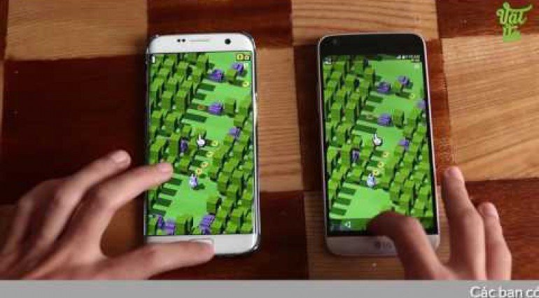Vật Vờ So sánh LG G5 và Samsung Galaxy S7 S7 Edge Snapdragon 820 vs Exynos 8890