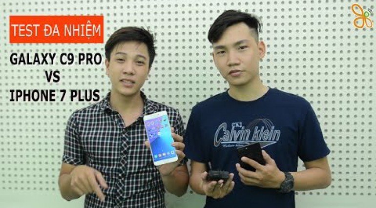 Test Đa Nhiệm Samsung Galaxy C9 Pro & Iphone 7 Plus| 6Gb RAM